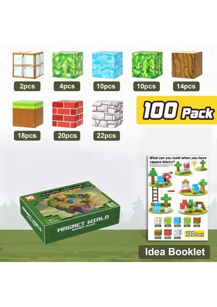 My World Peripheral Manyetik Küp Blok Maket Oyuncak (Yurt Dışından)