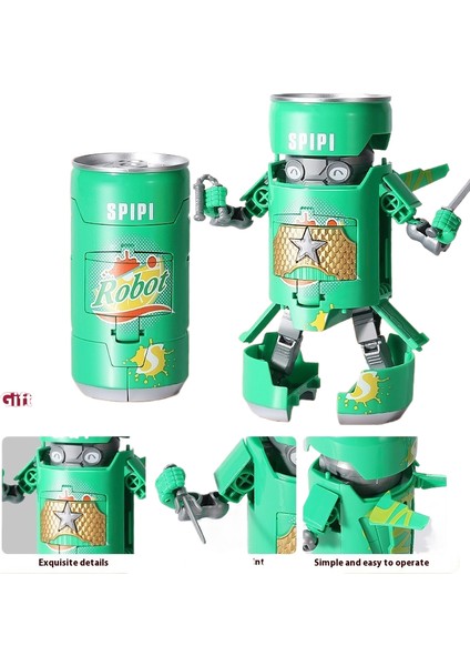 Çocuk Yaratıcı Dönüşüm Robotu Oyuncak Vapour Samurai (Yurt Dışından)