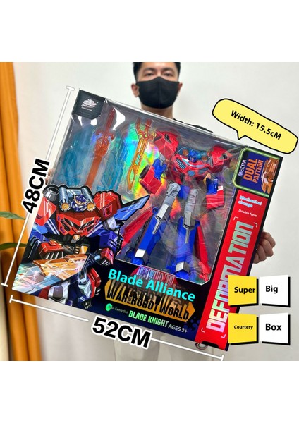 Transformer Robot El Modeli Süs Oyuncak Hediye (Yurt Dışından)