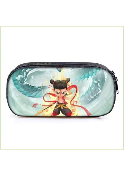 Nezha 2 Kalem Kılıfı Kırtasiye Çantası Büyük Kapasiteli Saklama Kalem Kutusu (Yurt Dışından)
