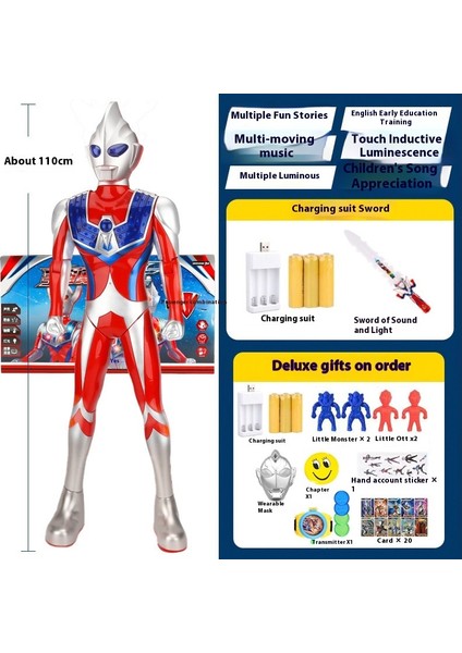 Yeni Büyük Boy Ultraman Serisi Oyuncak Model Seti (Yurt Dışından)