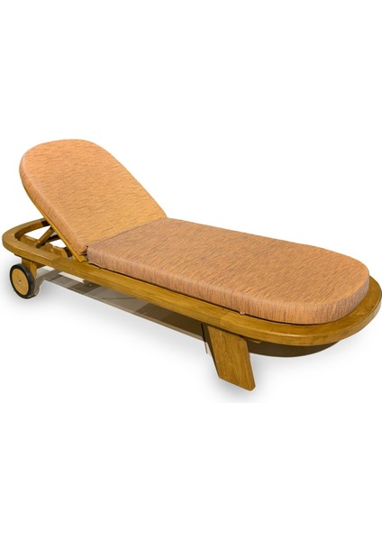 Iroko Ahşap Ellipse Şezlong