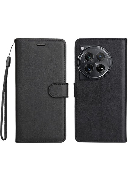 Oneplus 12 5g Için Flip Case Kart Yuvası ile Yüksek Kaliteli Deri Iş (Yurt Dışından)