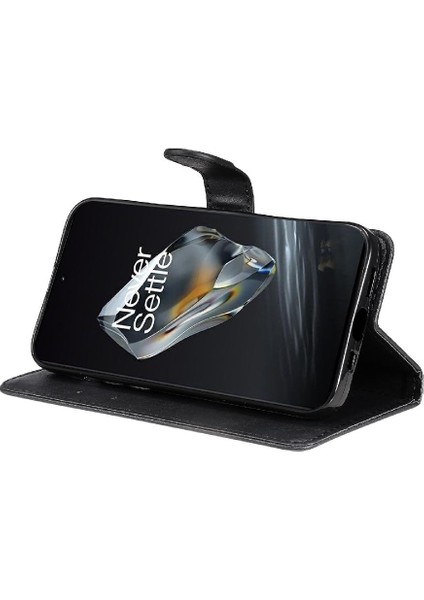 Oneplus 12 5g Için Flip Case Kart Yuvası ile Yüksek Kaliteli Deri Iş (Yurt Dışından)