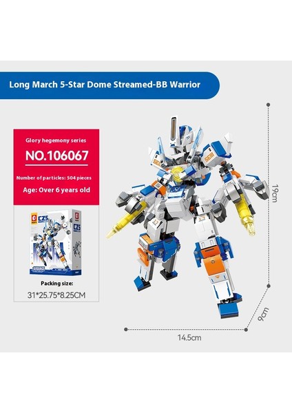 Yeni Mecha Blok Puzzle Montaj Yapı Taşı Oyuncaklar Süsler (Yurt Dışından)