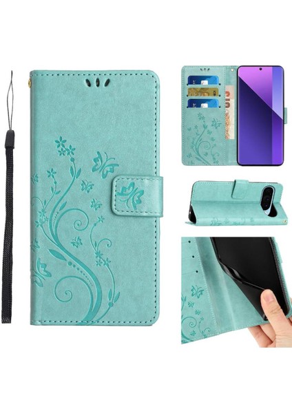 Google Pixel 9 Pu Deri Manyetik Kapatma Kickstand Kartı Için Filp Durumda (Yurt Dışından)