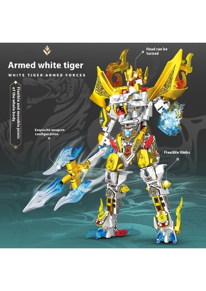 Yeni Mecha Blok Puzzle Montaj Yapı Taşı Oyuncaklar Süsler (Yurt Dışından)