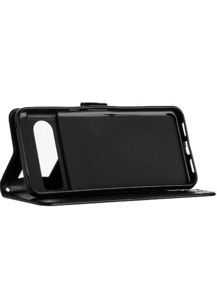 Google Pixel 8 Pro Bilek Kayışı Manyetik Kapatma Kickstand Pu Için Filp Durumda (Yurt Dışından) fırsatları