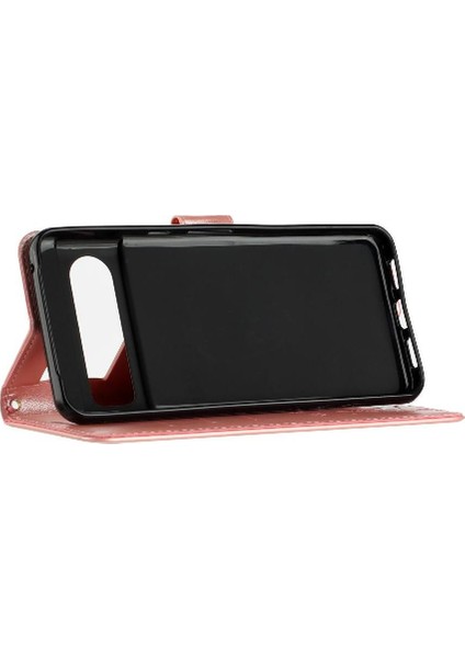 Google Pixel 8 Pro Bilek Kayışı Manyetik Kapatma Kickstand Pu Için Filp Durumda (Yurt Dışından) fırsatları