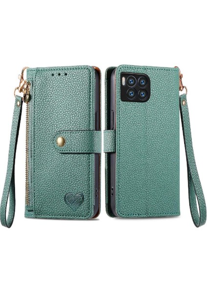 T-Mobile Revvl 7 Pro 5g Fermuar Rfıd Engelleme Cüzdan Aşk Için Flip Case (Yurt Dışından)