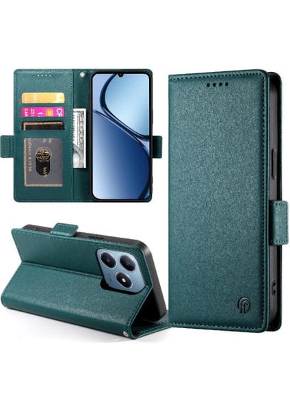 Realme C63 Cüzdan Günlük Kullanım Flip Kart Yuvaları Iş Için Flip Case (Yurt Dışından)