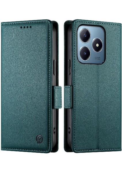 Realme C63 Cüzdan Günlük Kullanım Flip Kart Yuvaları Iş Için Flip Case (Yurt Dışından)