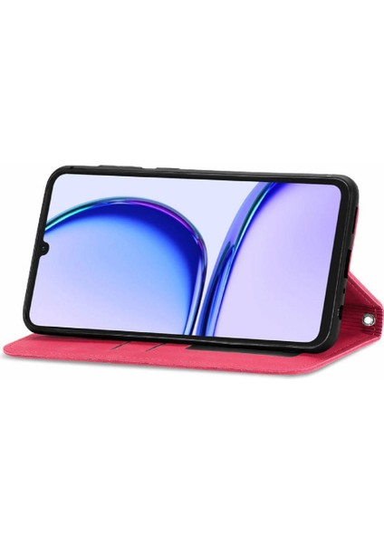Realme Not 50 Cüzdan Basit Iş Darbeye Deri Için Flip Case (Yurt Dışından)