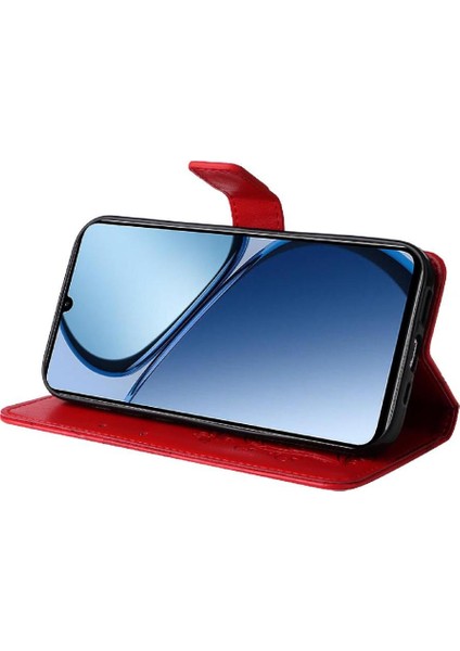 Kart ile Realme C61 Manyetik Kapak Darbeye Kapak Pu Deri Kılıf (Yurt Dışından) indirimleri