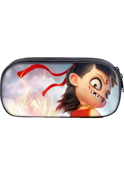 Ne Zha'nın Sihirli Çocukları Perili Deniz Kalem Kılıfı Düzenleyici Büyük Kapasiteli Kırtasiye Çantası (Yurt Dışından)