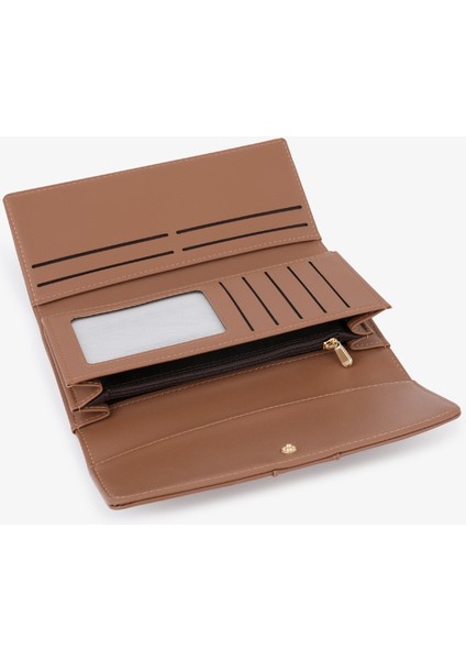 Üç Katlı Uzun Cüzdan Çoklu Kart Yuvası Kadın El Çantası Kart Tutucu (Yurt Dışından) modelleri