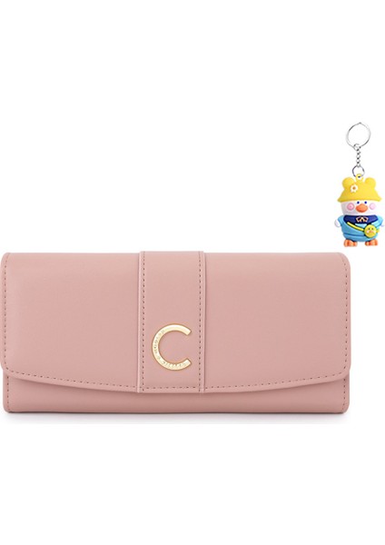 Üç Katlı Uzun Cüzdan Çoklu Kart Yuvası Kadın El Çantası Kart Tutucu (Yurt Dışından)