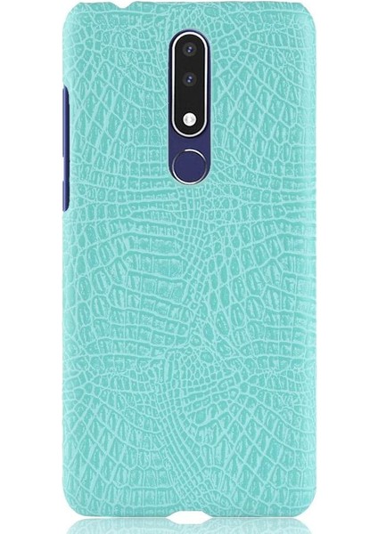 Nokia 3.1 Plus Anti Scratch Klasik Timsah Için Şık Klasik Kılıf (Yurt Dışından)