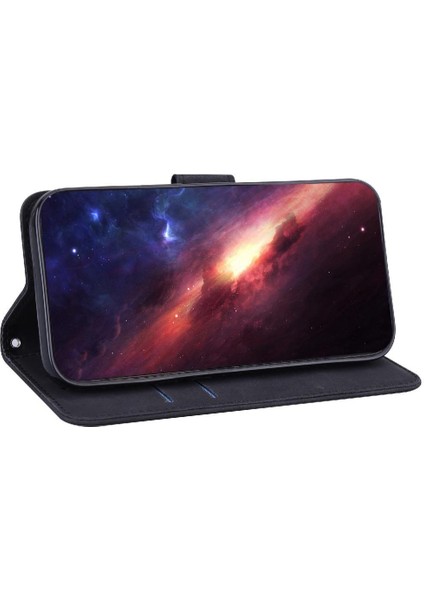 Realme Gt Neo6 Se Geometrik Kabartmalı Cüzdan Kapak Premium Pu Için Flip Case (Yurt Dışından)