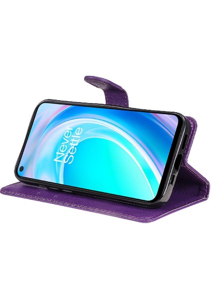 Kart Yuvası Yüksek Kaliteli Deri ile Oneplus Nord Ce2 Lite Için Flip Case (Yurt Dışından)