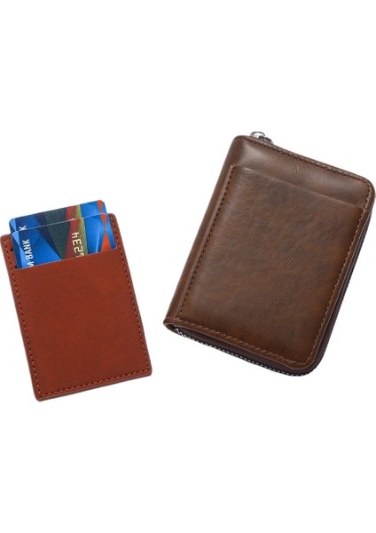 Organ Çantası Fermuarlı Çoklu Kart Yuvası Büyük Kapasiteli Kimlik Kartı Tutucu Para Cüzdanı (Yurt Dışından) fırsatları