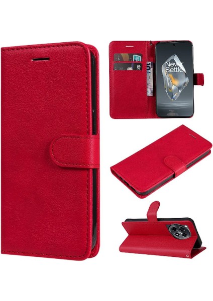 Kart Yuvası ile Oneplus Ace 3 5g Için Flip Case Yüksek Kalite Deri Cüzdan (Yurt Dışından)