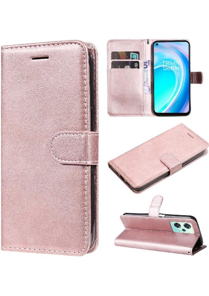 Kart Yuvası Yüksek Kaliteli Deri ile Oneplus Nord Ce2 Lite Için Flip Case (Yurt Dışından)
