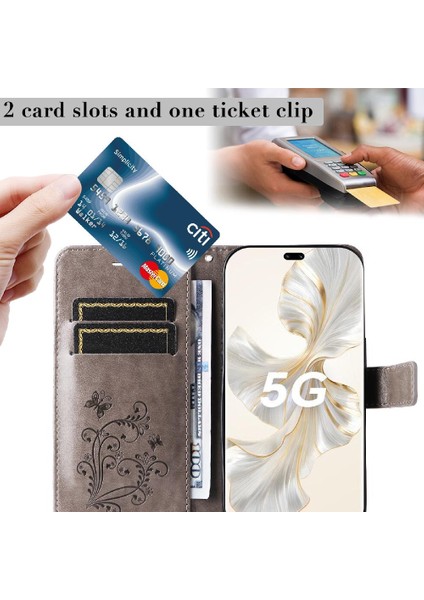 Onur Için Kılıf 100 Pro Manyetik Kapak Darbeye Kapak Flip Kickstand Pu (Yurt Dışından) fırsatları