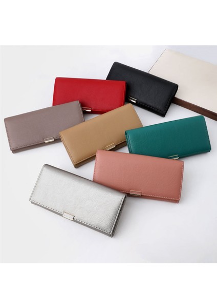 Kadın Cüzdan Moda Taşınabilir Uzun El Çanta Çoklu Kart Yuvası Kart Tutucu Para Cüzdanı (Yurt Dışından) fiyatları