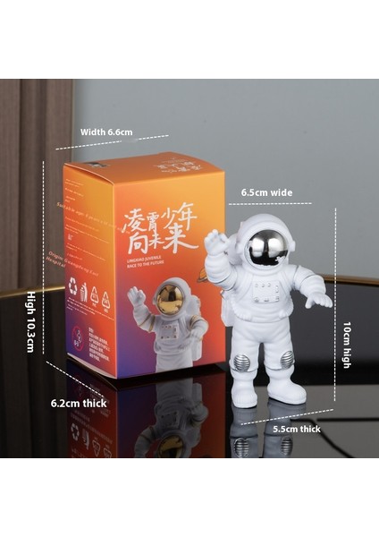 Yeni Astronot Süsü Uzay Adamı Süsü Masaüstü Süsleri (Yurt Dışından)
