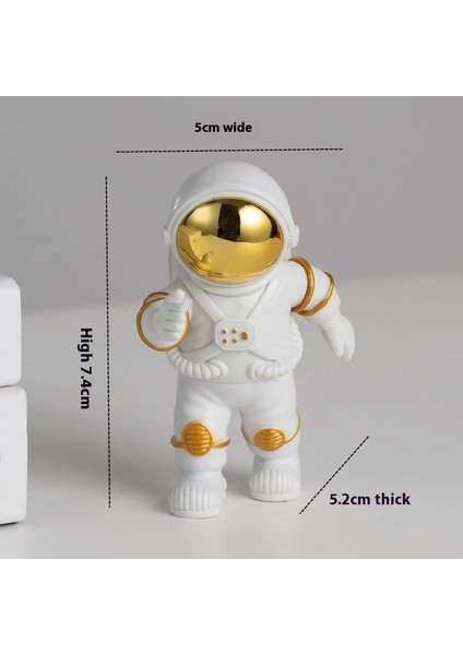 Yeni Astronot Süsü Uzay Adamı Süsü Masaüstü Süsleri (Yurt Dışından)