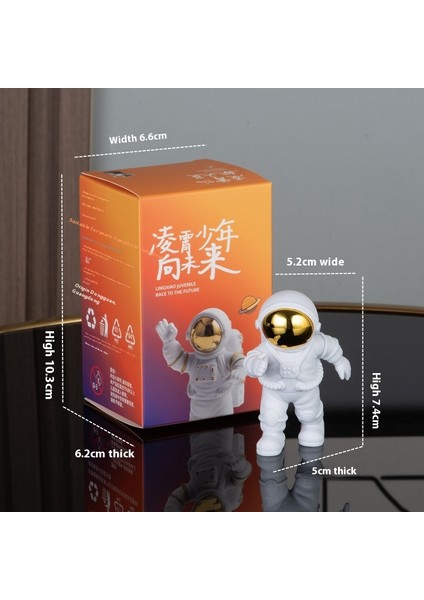 Yeni Astronot Süsü Uzay Adamı Süsü Masaüstü Süsleri (Yurt Dışından)