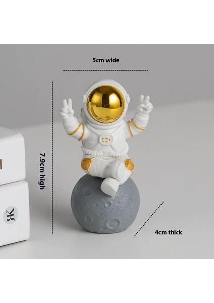 Yeni Astronot Süsü Uzay Adamı Süsü Masaüstü Süsleri (Yurt Dışından)