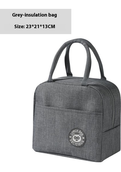 Kalınlaştırılmış Alüminyum Folyo Bento Çanta Işçi Lunchbox Yalıtım Çantası Çanta Yalıtım Çantası (Yurt Dışından)