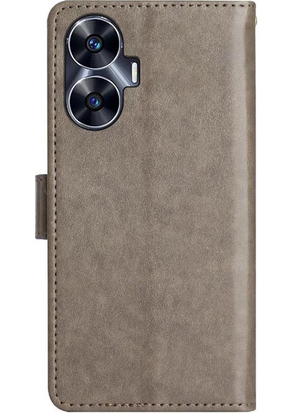 Realme C55 Pu Deri Kart Tutucu Manyetik Kapatma Kickstand Için Filp Durumda (Yurt Dışından) indirimleri