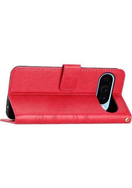 Google Pixel 9 Pu Deri Manyetik Kapatma Kickstand Kartı Için Filp Durumda (Yurt Dışından) fırsatları