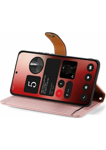 Nothing Flip Case Telefon 2A Aşk Darbeye Dayanıklı Cüzdan Deri Kılıf Fermuar (Yurt Dışından)