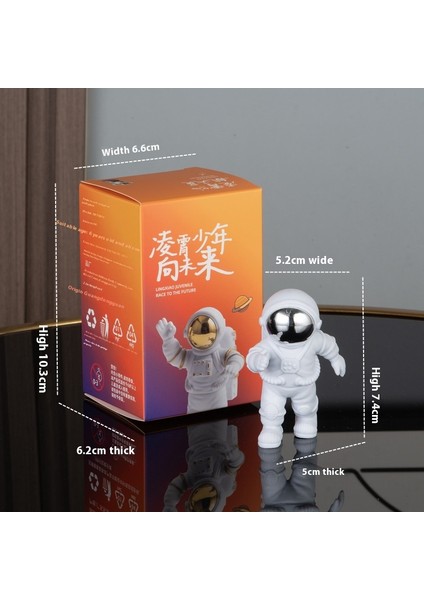 Yeni Astronot Süsü Uzay Adamı Süsü Masaüstü Süsleri (Yurt Dışından)