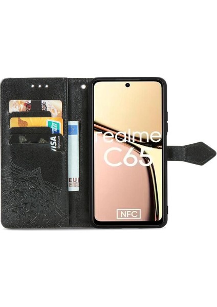 Realme C65 Için Flip Case Zarif Desen Basit Iş Kapak Kılıfı (Yurt Dışından) fırsatları