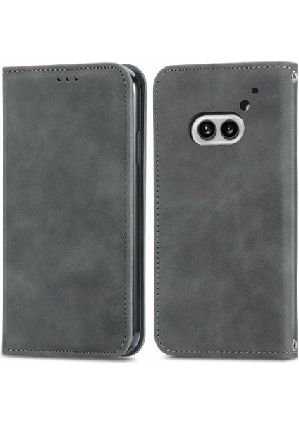 Nothing Flip Case Telefon 2A Darbeye Basit Iş Deri Çanta (Yurt Dışından)