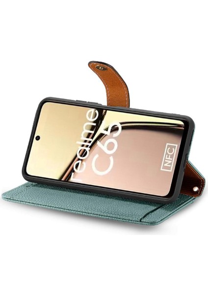 Realme C65 Aşk Fermuar Cüzdan Deri Kılıf Için Flip Case Darbeye (Yurt Dışından) fiyatları