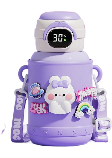 Okul Sevimli Pipetli Su Şişesi Yalıtımlı Kupa (Yurt Dışından)