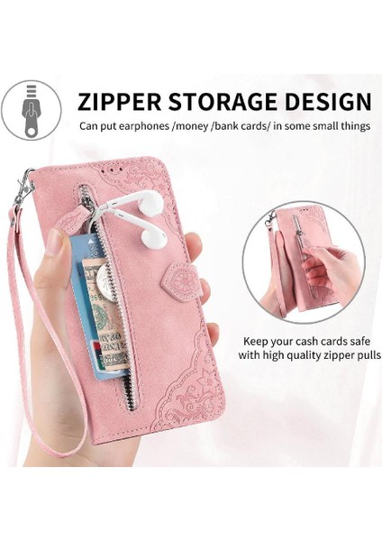 Realme C65 Cüzdan Çok Renkli Çoklu Kart Yuvası Iş Çevirme Için Flip Case (Yurt Dışından) fiyatları