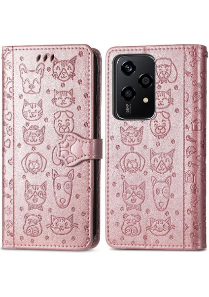 Onur Için Flip Case 200 Lite Kısa Kayış Kapak Kapak Kılıf Karikatür (Yurt Dışından)