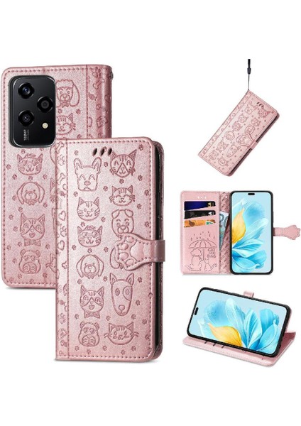 Onur Için Flip Case 200 Lite Kısa Kayış Kapak Kapak Kılıf Karikatür (Yurt Dışından) fırsatları