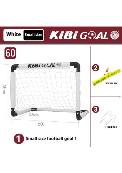 Katlanabilir Portatif Futbol Kalesi Çocuk Açık Hava Spor Oyuncakları (Yurt Dışından)