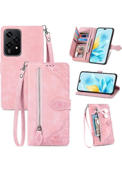 Onur Için Flip Case 200 Lite Çoklu Kart Yuvası Cüzdan Iş Çevirme Fermuar (Yurt Dışından)