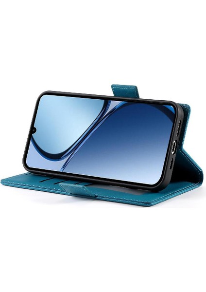 Realme C63 Cüzdan Günlük Kullanım Flip Kart Yuvaları Iş Için Flip Case (Yurt Dışından)