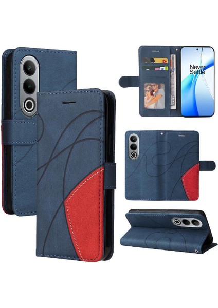 Oneplus Ace 3V 5g Kickstand Koruyucu Deri Cüzdan Rengi Için Flip Case (Yurt Dışından)
