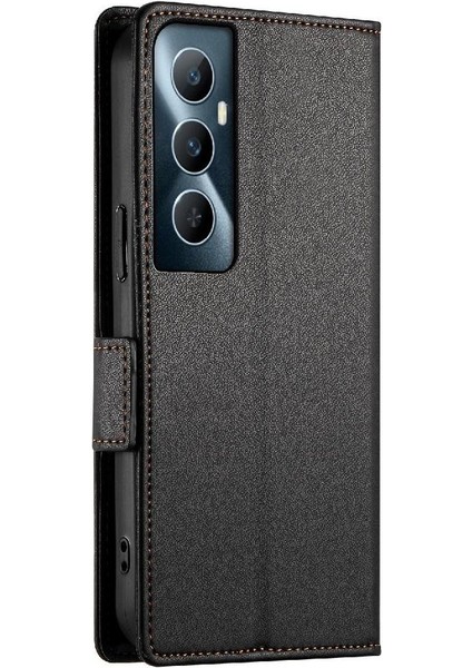 Realme C65 Flip Cüzdan Günlük Kullanım Kart Yuvaları Iş Için Flip Case (Yurt Dışından) modelleri